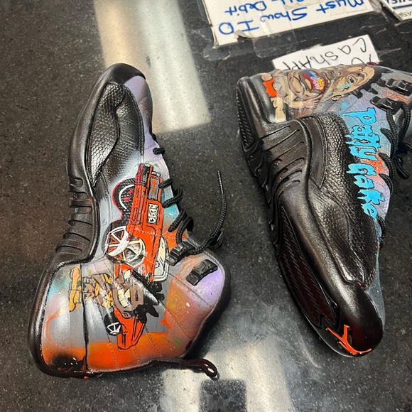 Kodak black custom Sz 4.5 air Jordan retro 12 - Picture 6 of 9